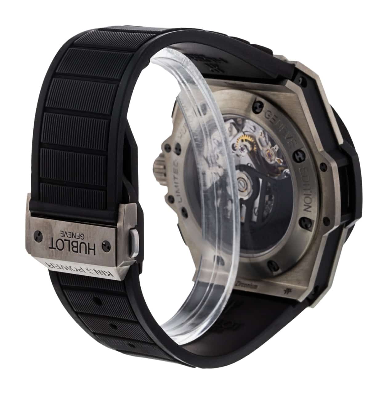 Hublot King Power 715.ZX.1127.RX - Black Dial & Rubber Strap